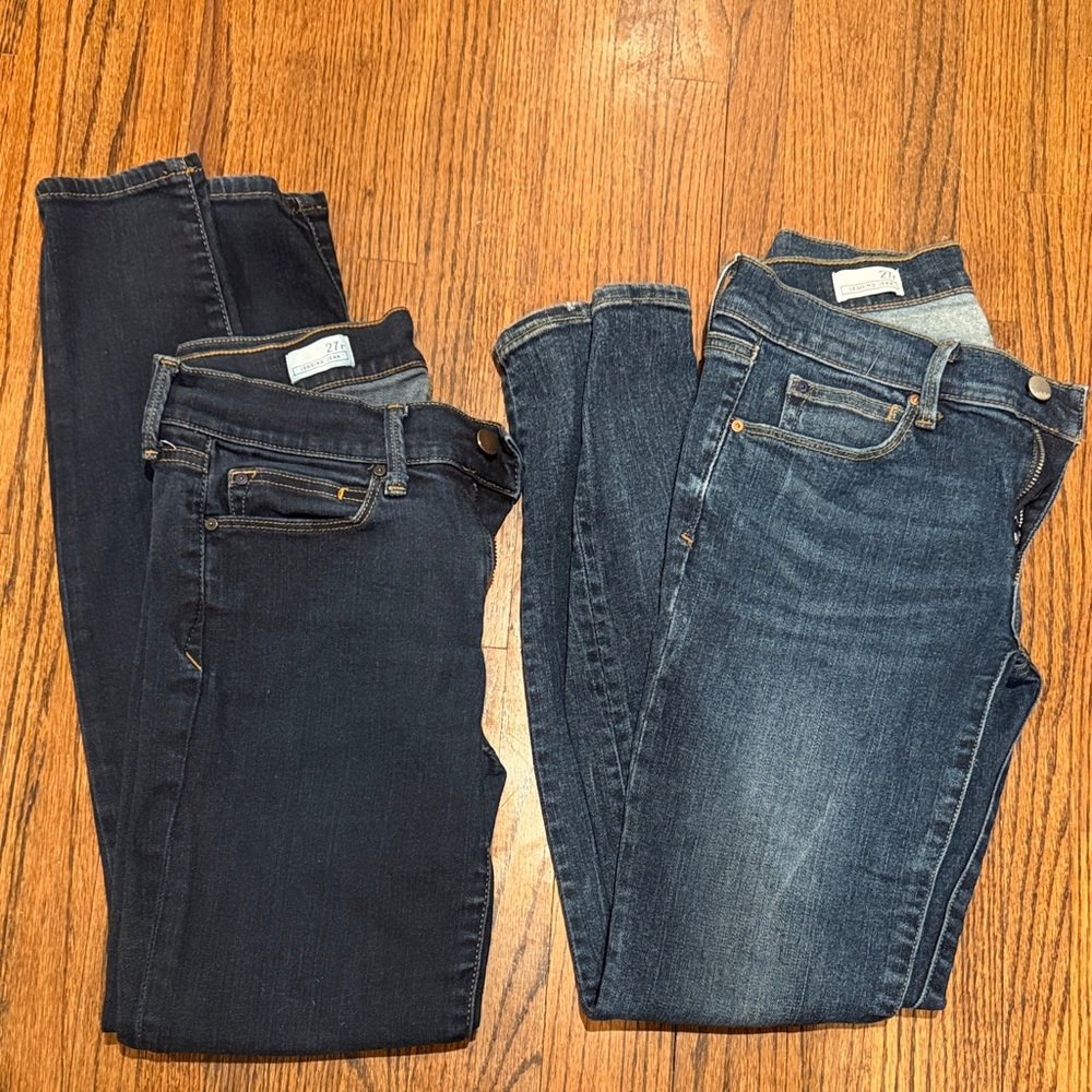 GAP Women's Dark and Medium Wash Skinny Legging Jeans